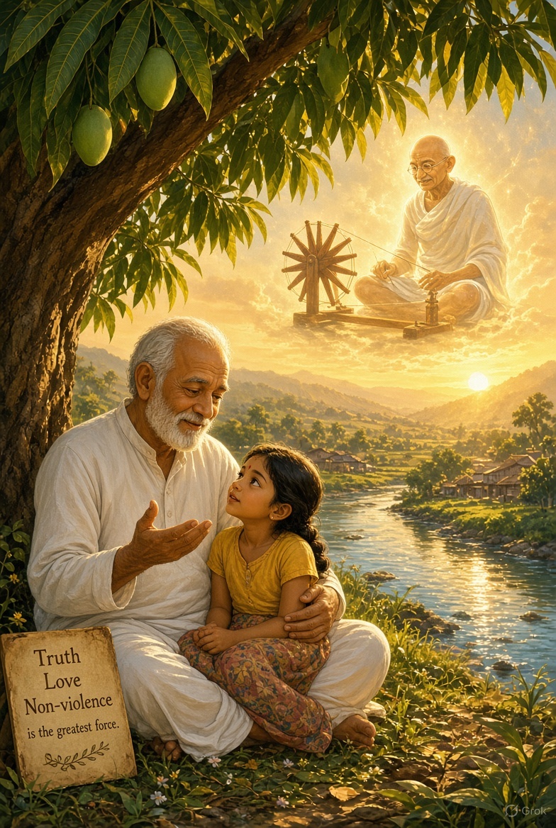 सत्य और अहिंसा का दीपक